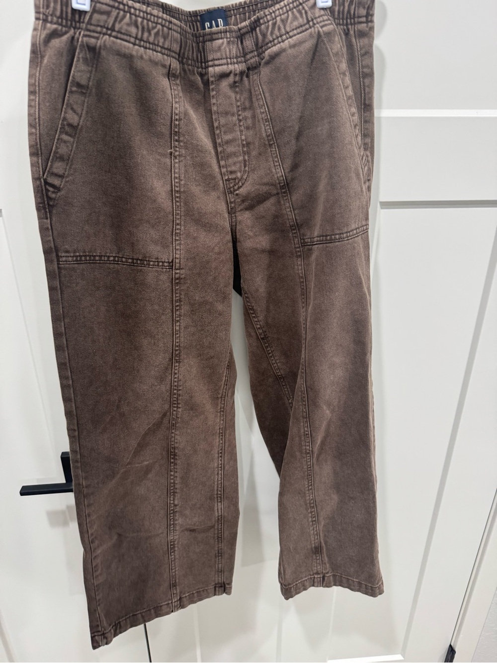 Gap 100% cotton pull on pants